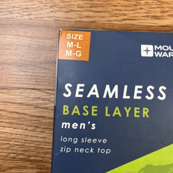 Mountain Warehouse Extreme Base Layer Zip Neck Top Men's M/L Extra Warm NEW - Picture 3 of 9